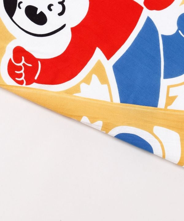 Tenugui Towel - Retro Caution Sign とびだし注意 by Kaya - Ametsuchi