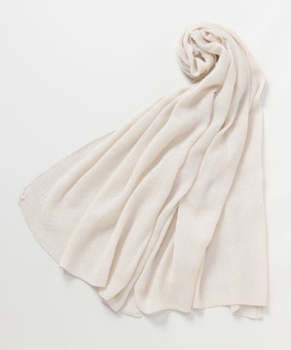 Lightweight Textured Color Stole by AMINA - Ametsuchi