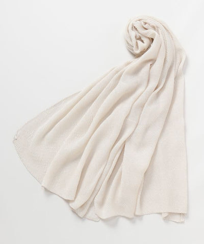 Lightweight Textured Color Stole by AMINA - Ametsuchi