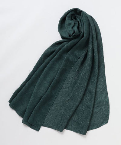 Lightweight Textured Color Stole by AMINA - Ametsuchi