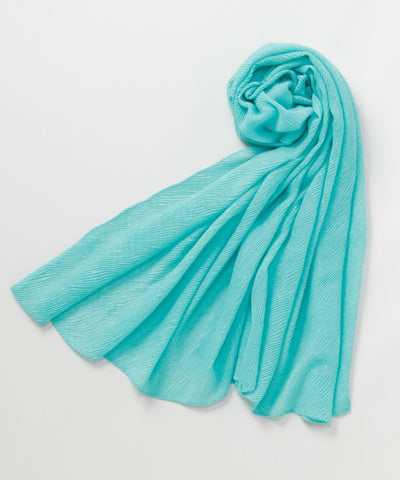 Lightweight Textured Color Stole by AMINA - Ametsuchi