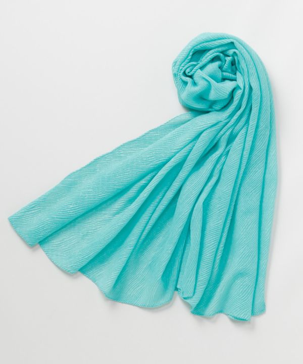 Lightweight Textured Color Stole by AMINA - Ametsuchi