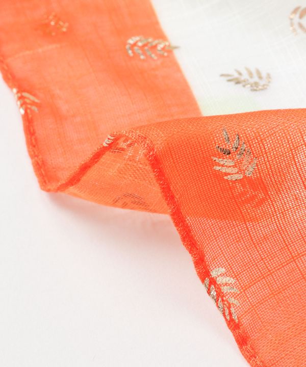 Watercolor Print Lightweight Stole by AMINA - Ametsuchi