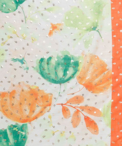 Watercolor Print Lightweight Stole by AMINA - Ametsuchi