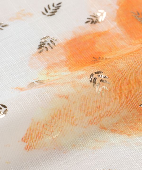 Watercolor Print Lightweight Stole by AMINA - Ametsuchi