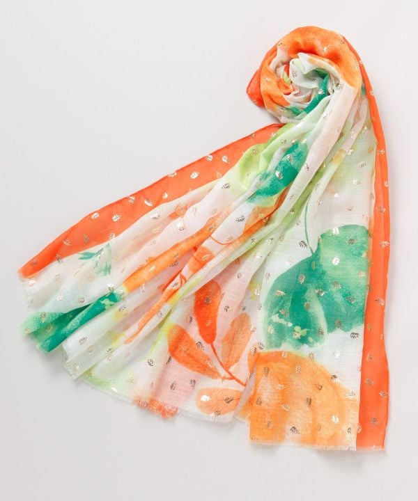 Watercolor Print Lightweight Stole