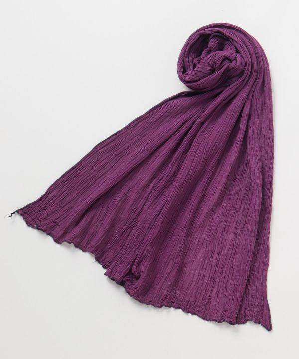 Soft Woven Color Stole by AMINA - Ametsuchi