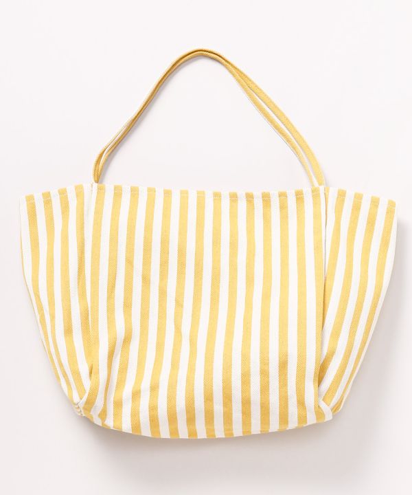 Striped Everyday Tote Bag by AMINA - Ametsuchi