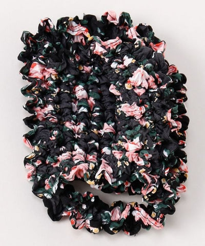 Floral Shirred Mini Bag by AMINA - Ametsuchi