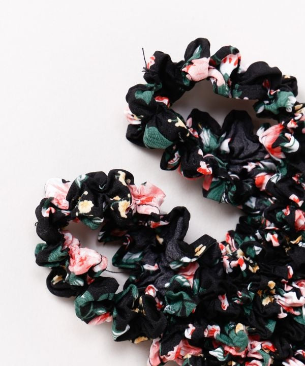 Floral Shirred Mini Bag by AMINA - Ametsuchi