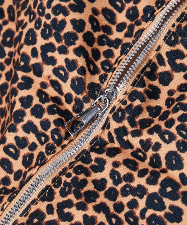 Leopard Print Round Bag by AMINA - Ametsuchi