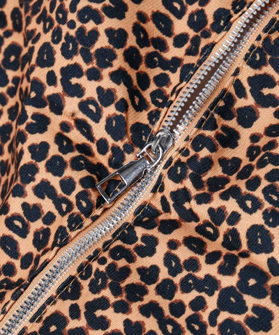 Leopard Print Round Bag by AMINA - Ametsuchi