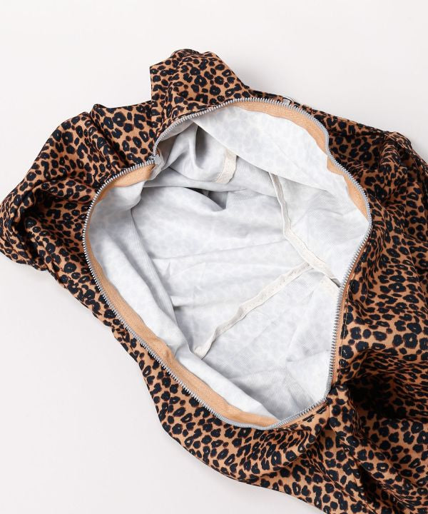 Leopard Print Round Bag by AMINA - Ametsuchi