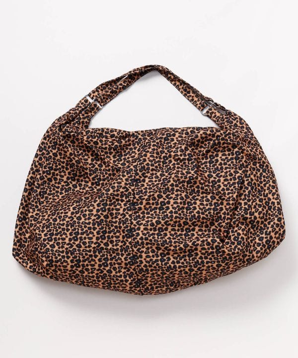 Leopard Print Round Bag
