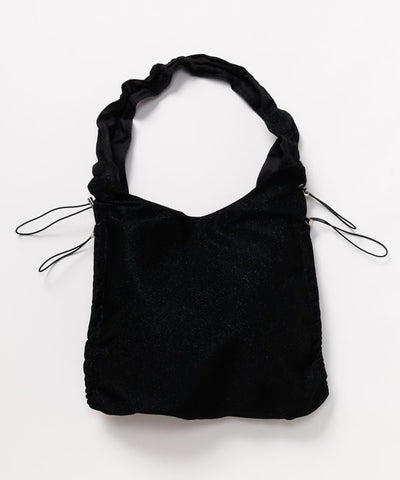 Gathered Handle Handbag by AMINA - Ametsuchi
