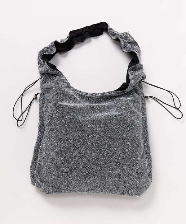 Gathered Handle Handbag by AMINA - Ametsuchi