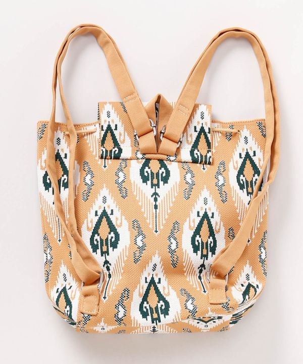 Geometric Pattern Shoulder Bag by AMINA - Ametsuchi