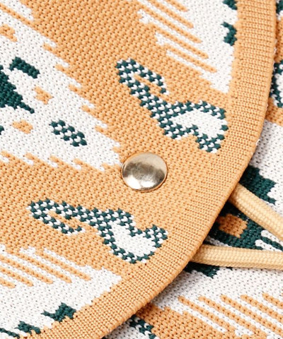 Geometric Pattern Shoulder Bag by AMINA - Ametsuchi