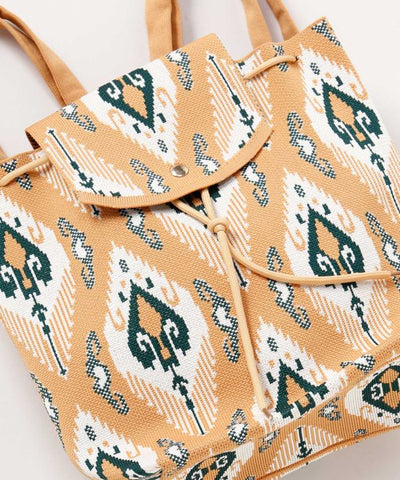 Geometric Pattern Shoulder Bag by AMINA - Ametsuchi