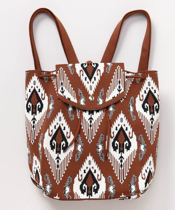 Geometric Pattern Shoulder Bag