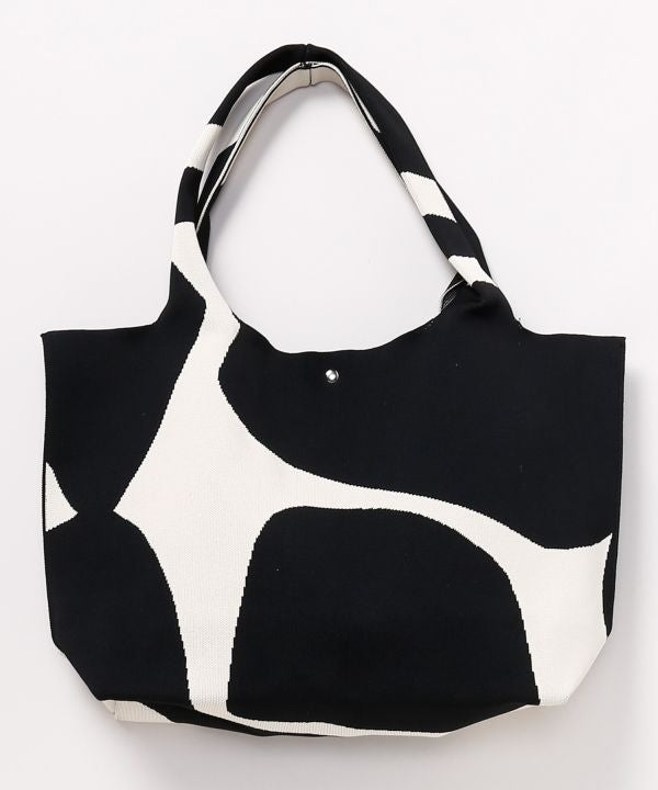 Curved Pattern Tote Bag