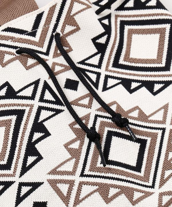 Mixed Pattern Shoulder Bag by AMINA - Ametsuchi