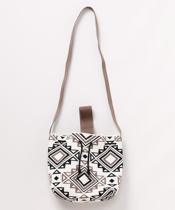 Mixed Pattern Shoulder Bag