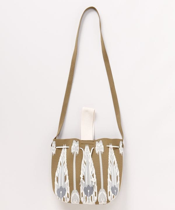 Mixed Pattern Shoulder Bag by AMINA - Ametsuchi