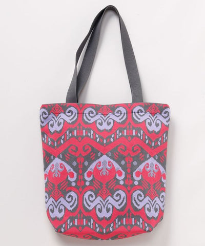 Vertical Print Tote Bag by AMINA - Ametsuchi