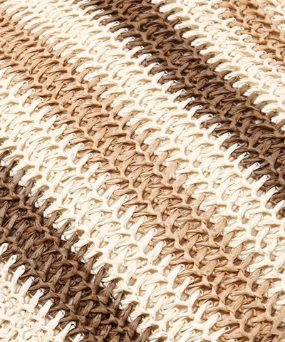 Woven Stripe Shoulder Bag by AMINA - Ametsuchi