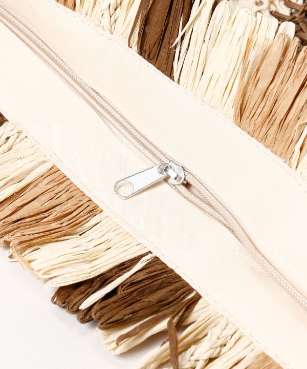 Woven Stripe Shoulder Bag by AMINA - Ametsuchi