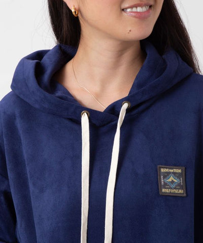 Hawaiian Landscape Embroidered Hooded Dress - SURF＆Palms