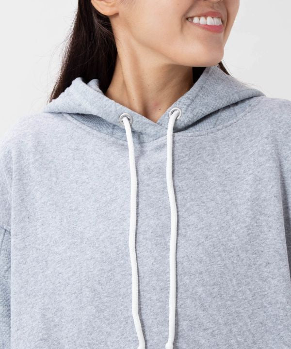 Embroidered Flocked Knit Hood Dress - SURF＆Palms