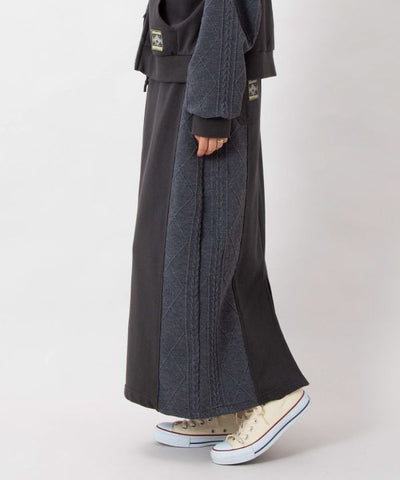 Hawaiian Embroidered Knit Long Skirt - SURF＆Palms