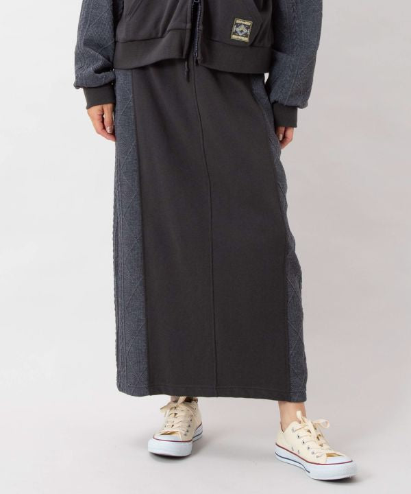 Hawaiian Embroidered Knit Long Skirt - SURF＆Palms