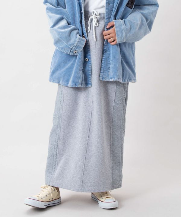 Hawaiian Embroidered Knit Long Skirt - SURF＆Palms