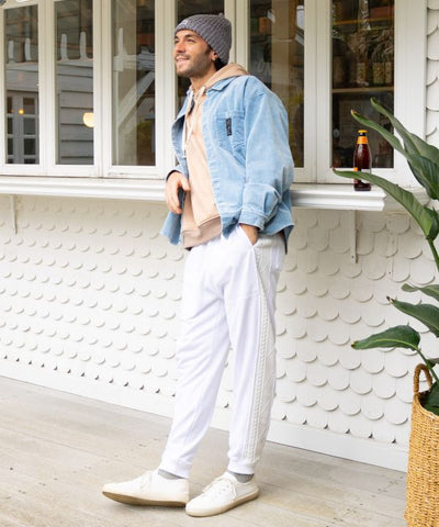 Hawaiian Embroidered Knit Pants - SURF＆Palms