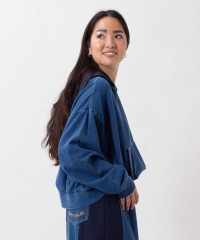 Washed Knit Hooded Top - SURF＆Palms