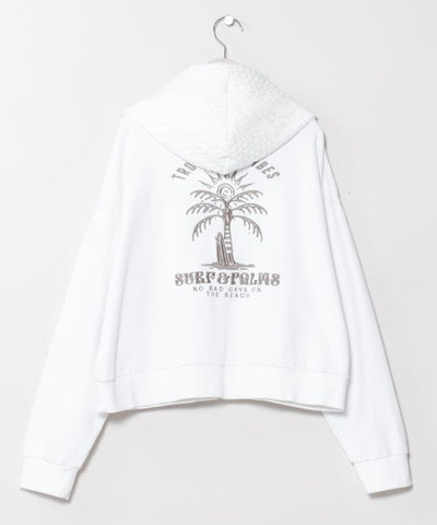 Washed Knit Hooded Top - SURF＆Palms