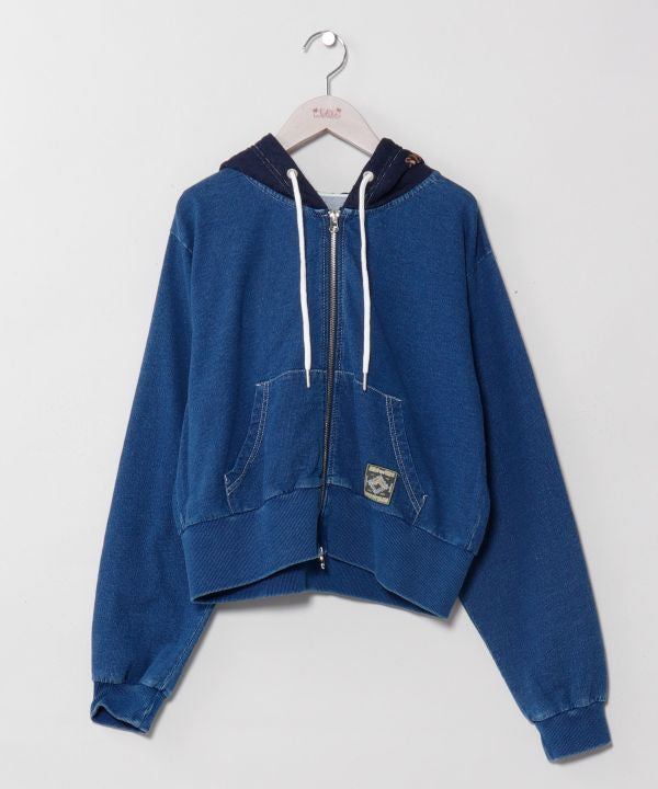 Washed Knit Zip Hoodie - SURF＆Palms