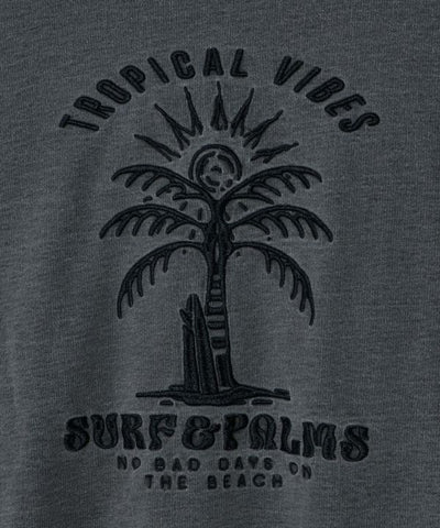 Washed Knit Zip Hoodie - SURF＆Palms