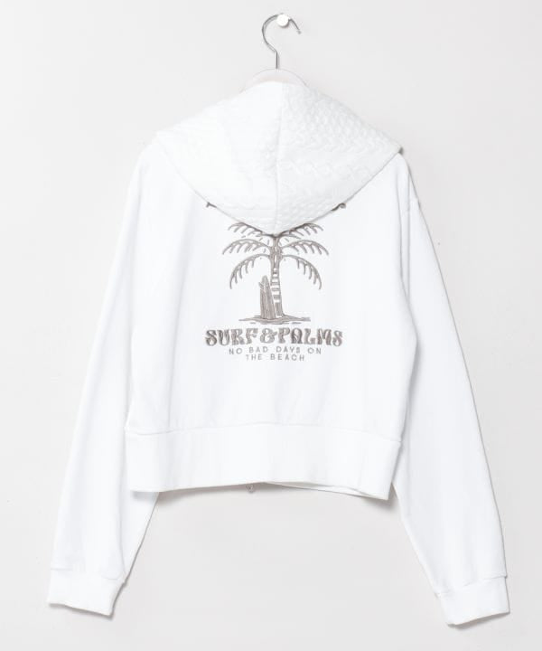 Washed Knit Zip Hoodie - SURF＆Palms