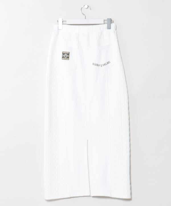 Washed Knit Long Skirt - SURF＆Palms