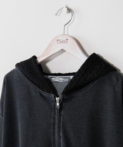 Washed Logo Knit Hoodie - SURF＆Palms