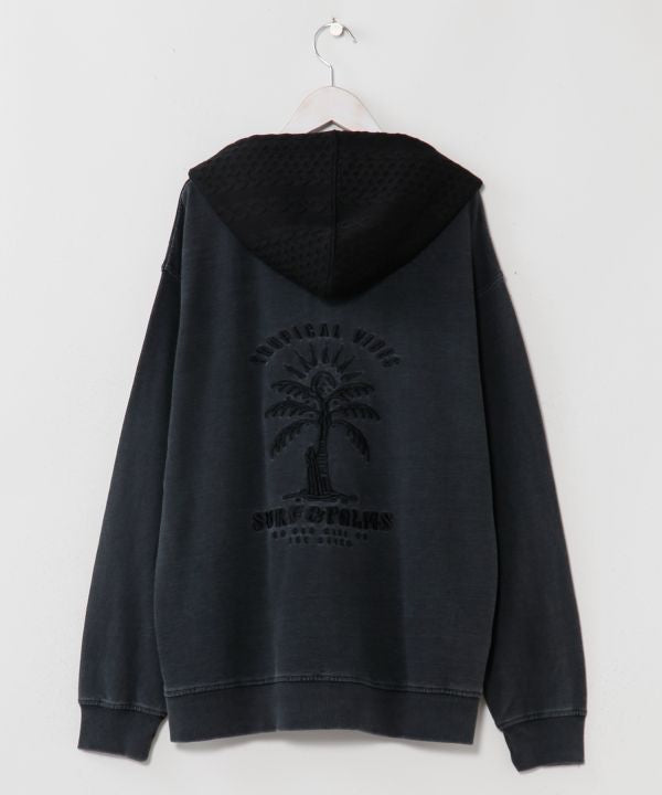 Washed Logo Knit Hoodie - SURF＆Palms