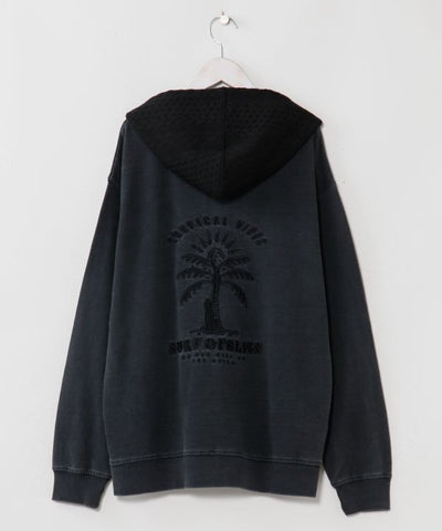 Washed Logo Knit Hoodie - SURF＆Palms