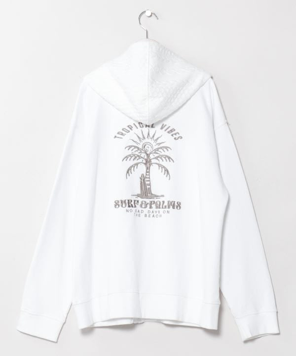 Washed Logo Knit Hoodie - SURF＆Palms