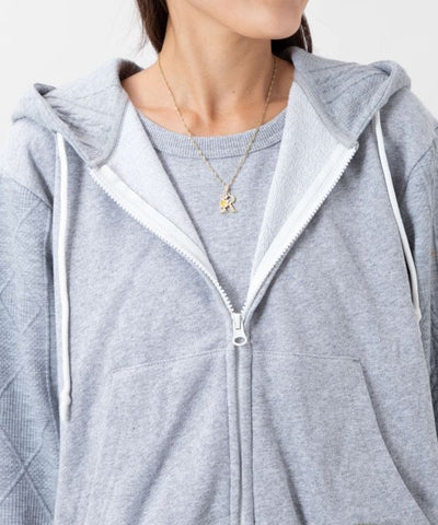 Embroidered Knit Hoodie Dress Set - SURF＆Palms
