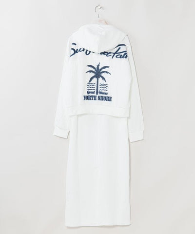 Embroidered Knit Hoodie and Dress Set - SURF＆Palms