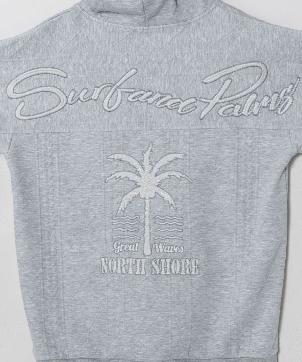 SURF＆Palms Unisex Embroidered Hooded Top